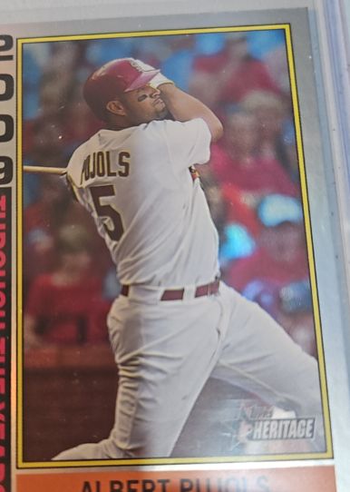 2009 Topps Heritage #250 Albert Pujols — front