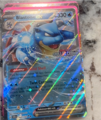 2023 Pokemon TCG Stellar Crown #030 Blastoise ex — front