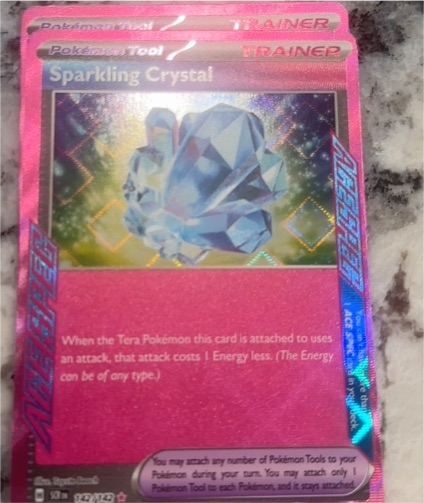 2024 Pokémon TCG #142 Sparkling Crystal — front