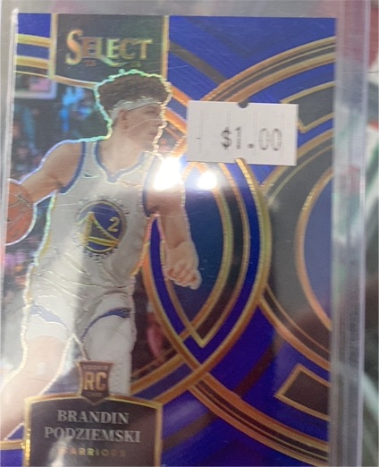 2020-21 Panini Select #63 Brandin Podziemski — front