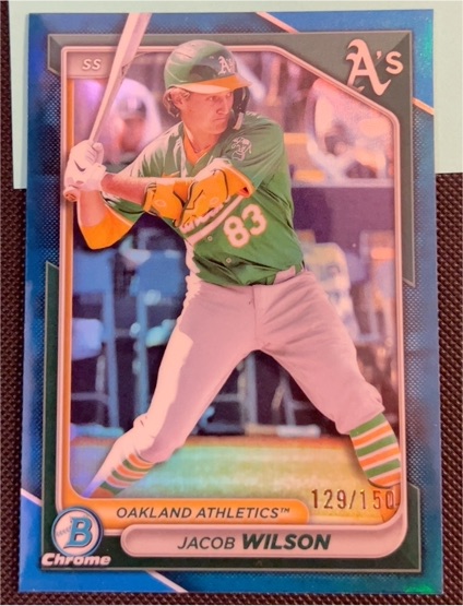 2024 Bowman Chrome #BCP-205 Jacob Wilson — front
