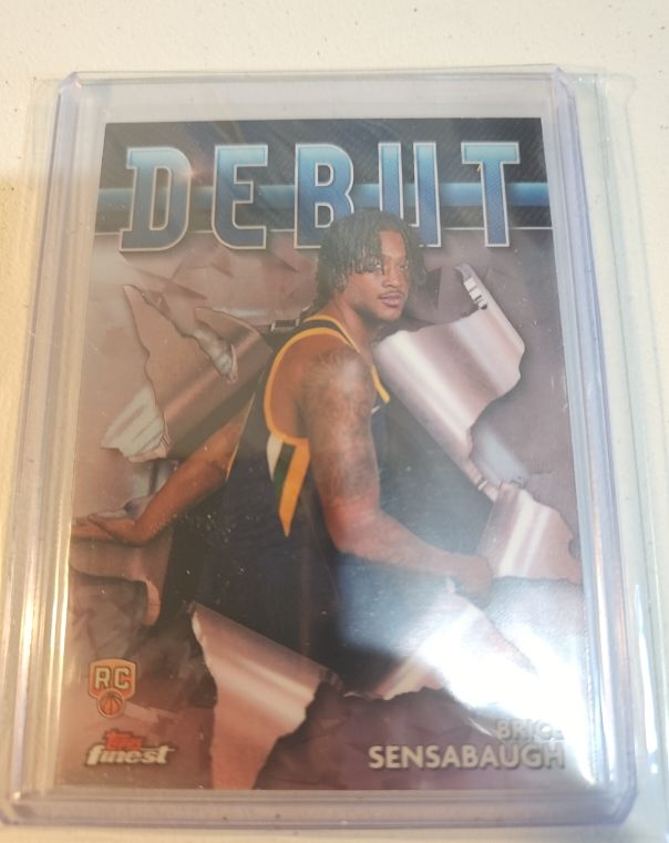 2023-24 Topps Finest Debut #D-29 Brice Sensabaugh — front