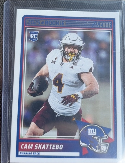 2025 Panini Score #1 Cam Skattebo — front