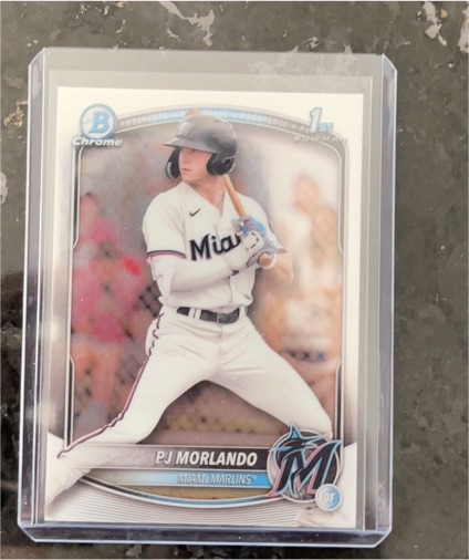 2025 Bowman Chrome #BCP-91 PJ Morlando — front