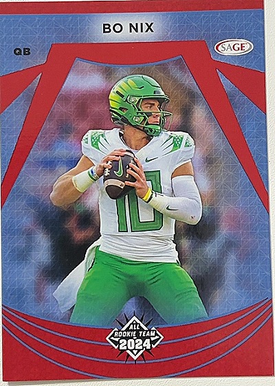 2024 Sage #108 Bo Nix — front