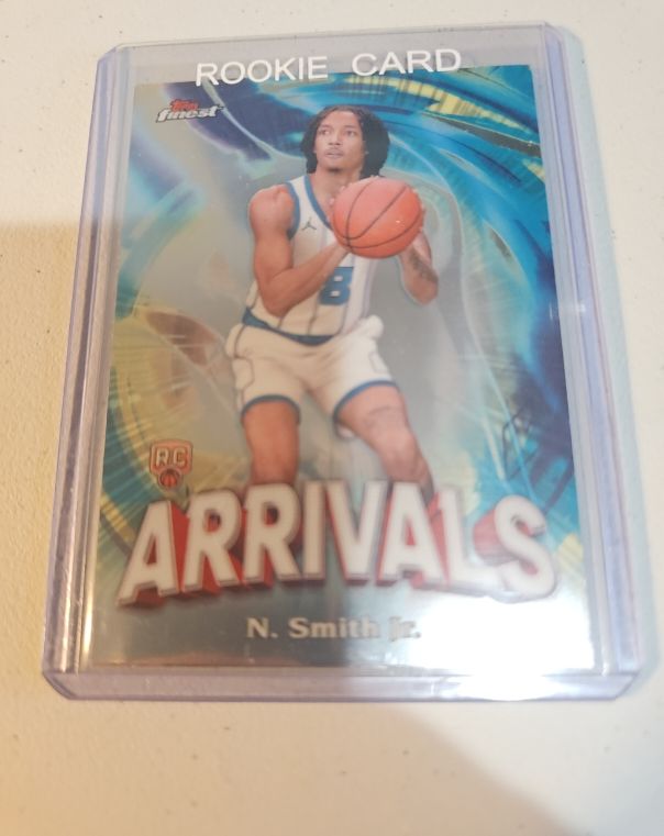 2023-24 Topps Finest #A-27 Nick Smith Jr. Arrivals Rookie — front