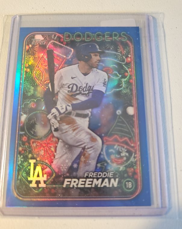 2024 Topps Holiday #H56 Freddie Freeman — front