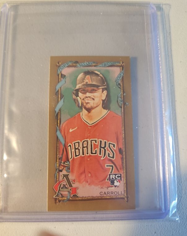 2023 Topps Allen & Ginter #11 Corbin Carroll Mini Black Border Rookie — front