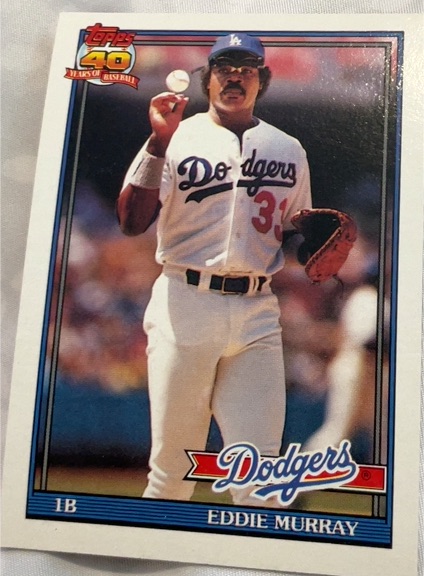 1991 Topps #590 Eddie Murray — front