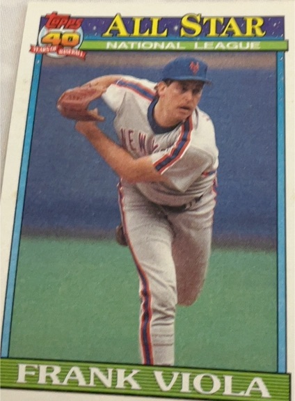 1991 Topps #406 Frank Viola New York Mets — front