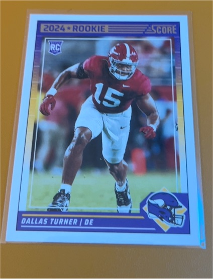 2024 Panini Score #308 Dallas Turner — front