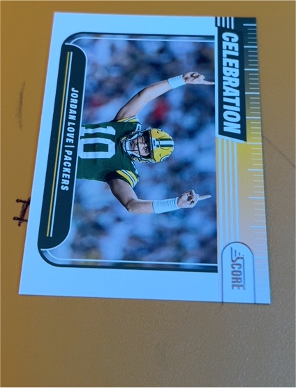 2024 Panini Score Celebration #C-JLE Jordan Love — front