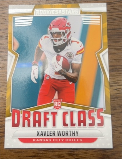 2024 Panini Rookies & Stars Draft Class #DC-XWY Xavier Worthy — front