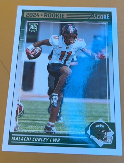 2024 Panini Score Football #350 Malachi Corley — front