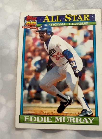 1991 Topps #397 Eddie Murray — front