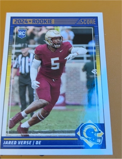 2024 Panini Score #312 Jared Verse — front