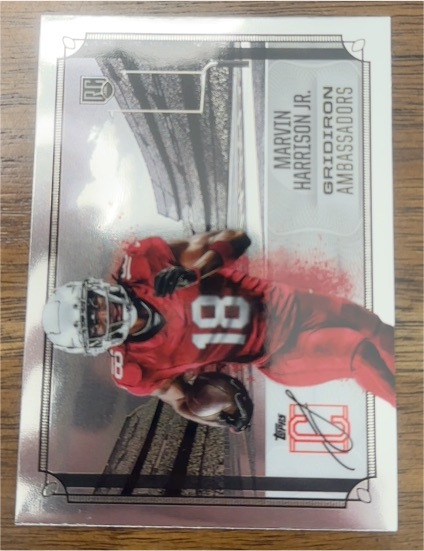2024 Topps Signature Class #GA-5 Marvin Harrison Jr. — front