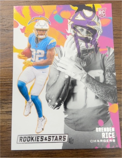 2024 Panini Rookies & Stars Rookie Exclusive #RE-BRE Brenden Rice — front