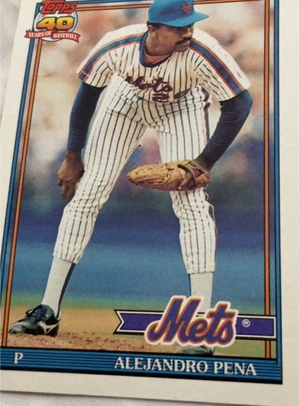 1991 Topps #544 Alejandro Pena — front