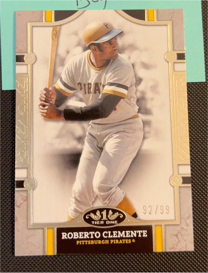 2024 Topps Tier One #92 Roberto Clemente — front
