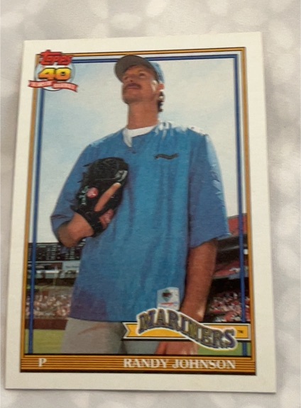 1991 Topps #225 Randy Johnson — front