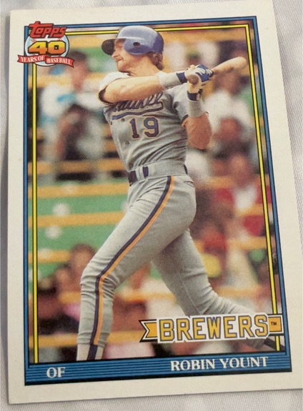 1991 Topps #575 Robin Yount — front
