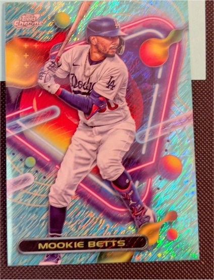 2023 Topps Chrome Cosmic Mookie Betts — front