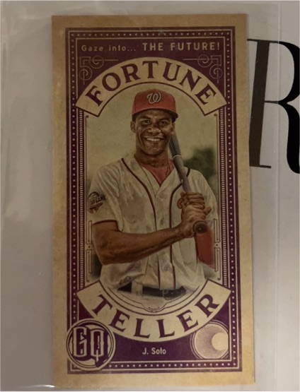 2019 Topps Gypsy Queen Fortune Teller #FTM-JS Juan Soto — front