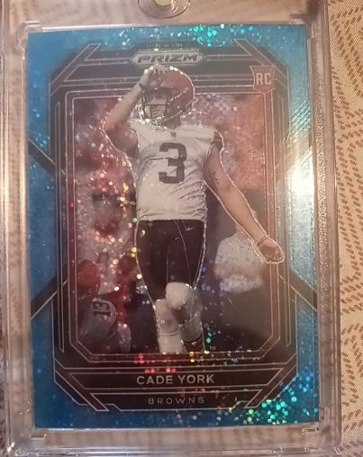 2022 Panini Prizm #400 Cade York Rookie Cleveland Browns — front