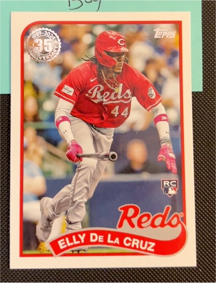2024 Topps Series 1 1989 35th Anniversary #89B-69 Elly De La Cruz — front