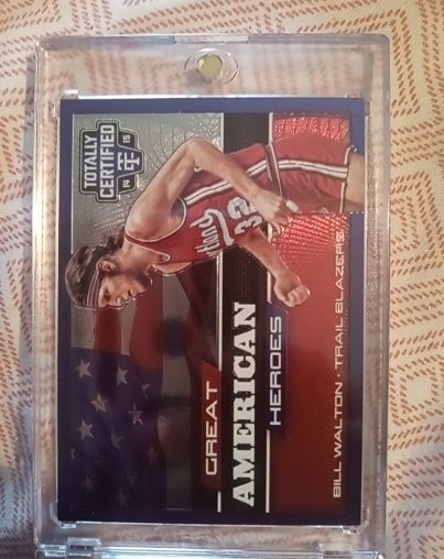 2014-15 Panini Totally Certified Great American Heroes #44 Bill Walton — front