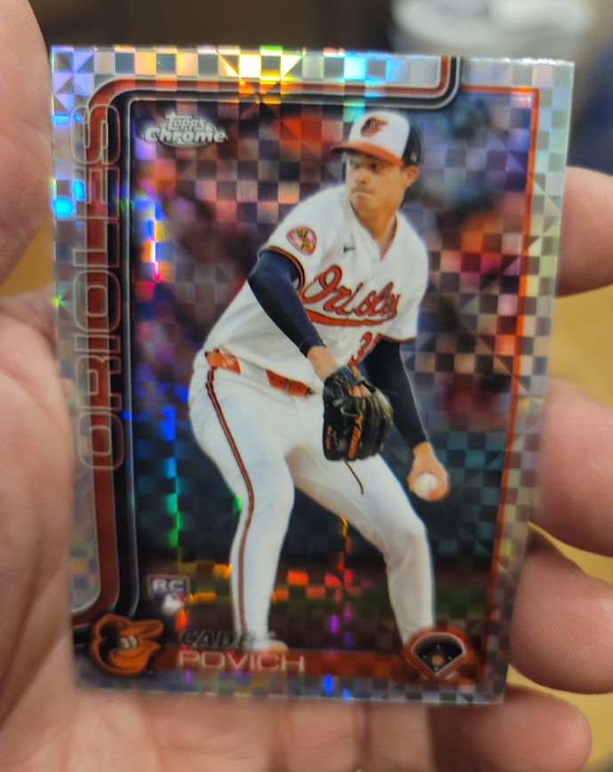 2025 Topps Chrome #25 Cade Povich — front