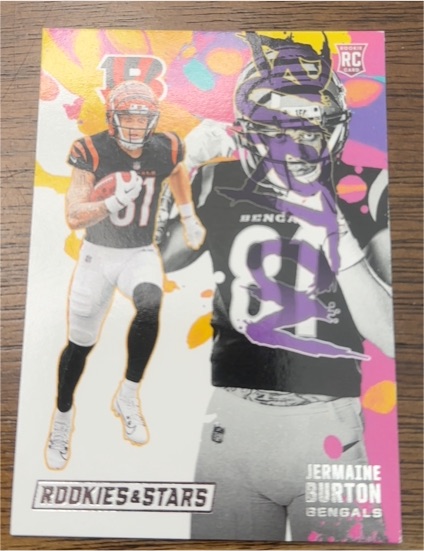 2024 Panini Rookies & Stars Rookie Exclusive #RE-JBN Jermaine Burton — front