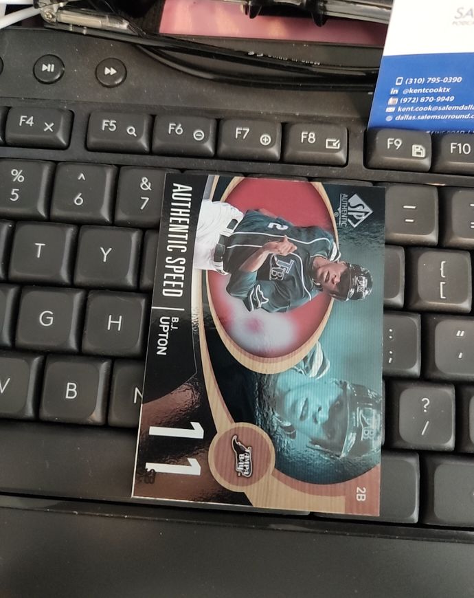 2007 SP Authentic #AS-4 B.J. Upton — front