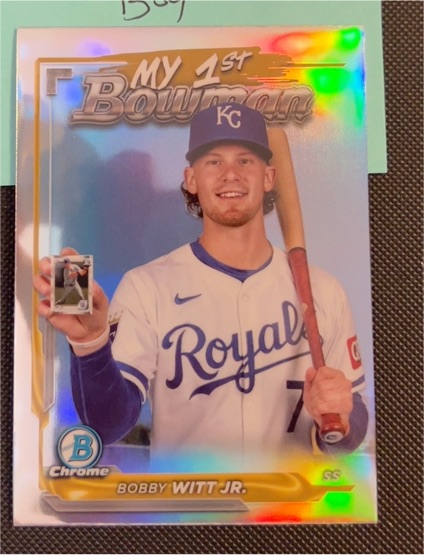 2024 Bowman Chrome My 1st Bowman #M1B-23 Bobby Witt Jr. — front