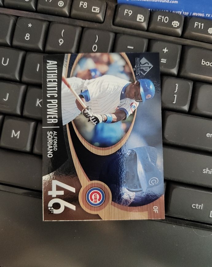2007 SP Authentic #AP-4 Alfonso Soriano Authentic Power — front