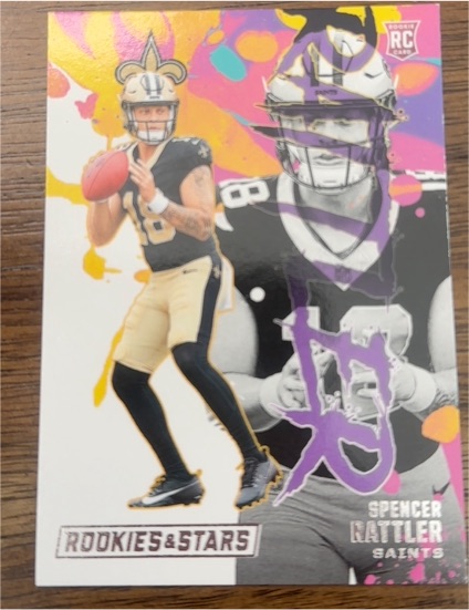 2024 Panini Rookies & Stars #RE-SRR Spencer Rattler Rookie Exclusive — front