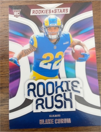 2024 Panini Rookies & Stars #RR-BCM Blake Corum Rookie Rush — front