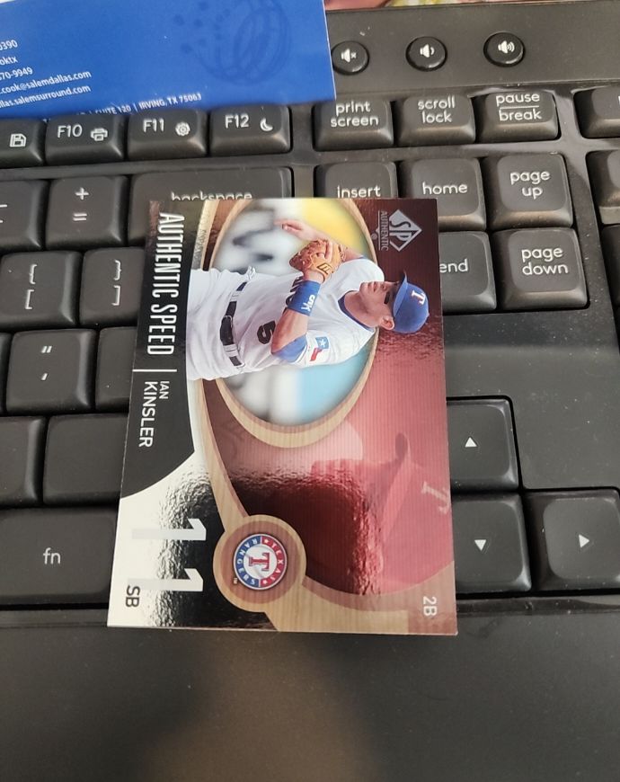2007 Upper Deck SP Authentic #11 Ian Kinsler — front