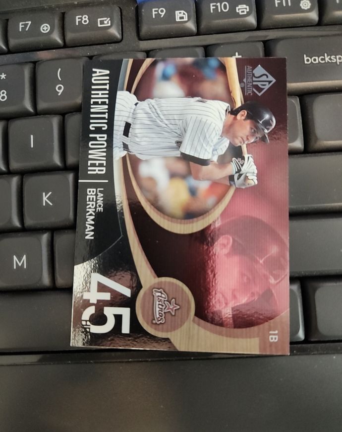2007 Upper Deck SP Authentic #AP-30 Lance Berkman — front