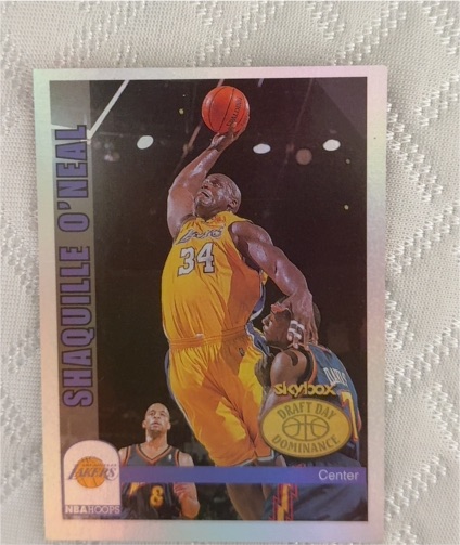 1999-00 Skybox NBA Hoops Decade Draft Day Dominance #4DD Shaquille O'Neal — front