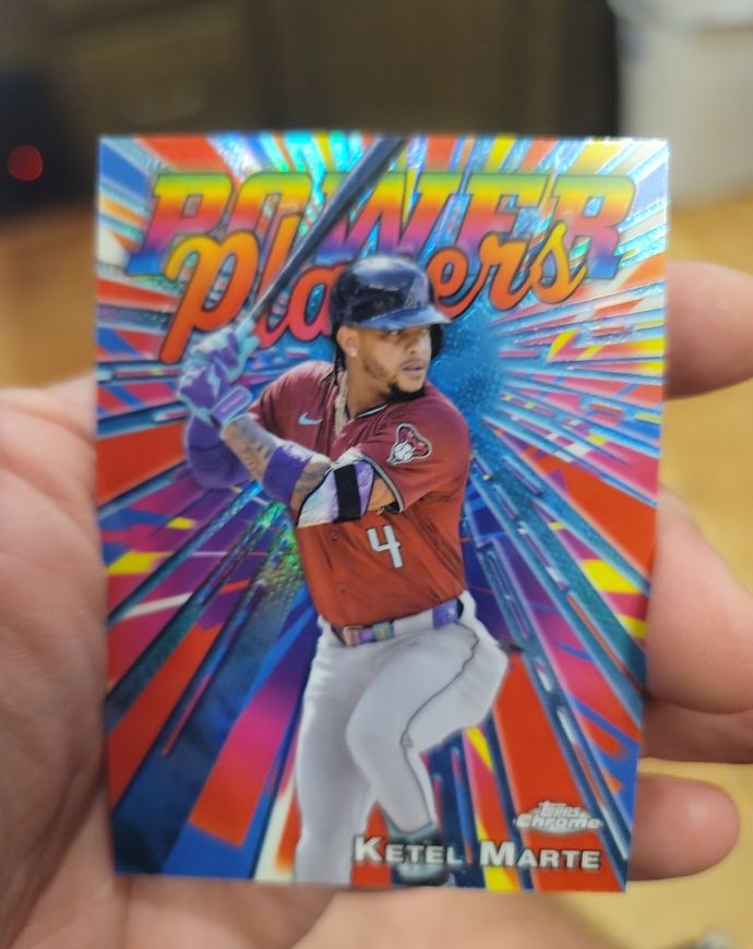 2025 Topps Chrome #PP-4 Ketel Marte Power Players — front