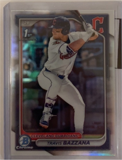 2024 Bowman Draft #BDC-1 Travis Bazzana Chrome — front