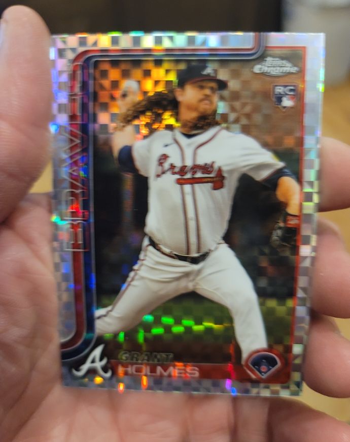 2025 Topps Chrome #169 Grant Holmes — front