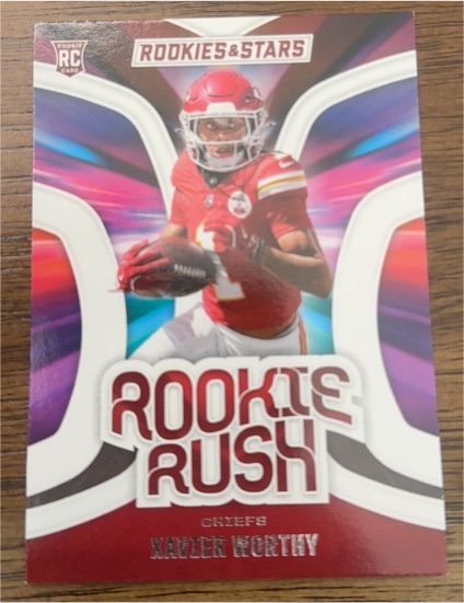 2024 Panini Rookies & Stars Rookie Rush #RR-XWY Xavier Worthy — front