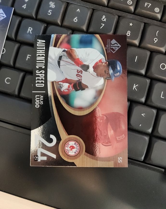 2007 Upper Deck SP Authentic Authentic Speed #AS-24 Julio Lugo — front