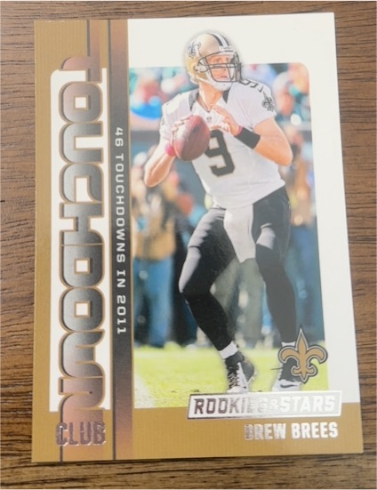 2024 Panini Rookies & Stars #TC-DBS Drew Brees Touchdown Club — front