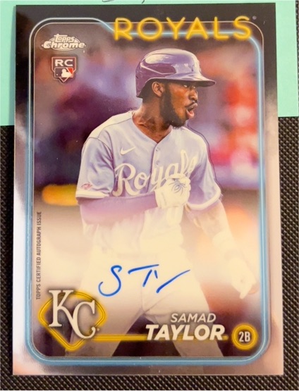 2024 Topps Chrome #RA-ST Samad Taylor Rookie Autographs — front