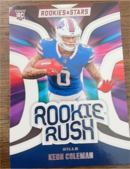 2024 Panini Rookies & Stars Rookie Rush #RR-KCN Keon Coleman — front