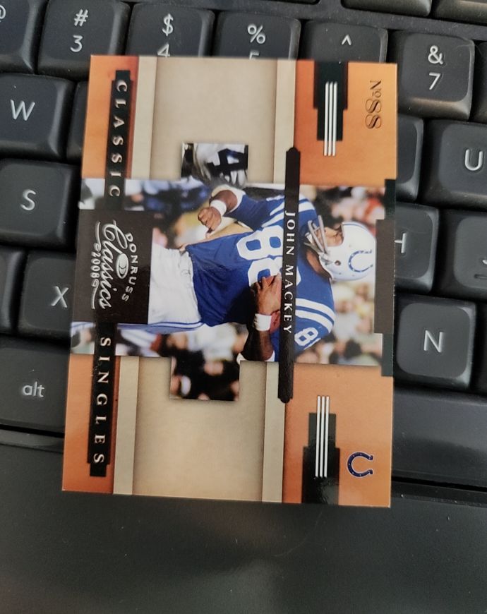 2008 Donruss Classics Classic Singles #CS-6 John Mackey — front